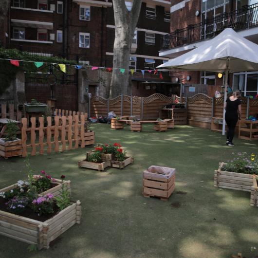 Image of the new Bessborough garden