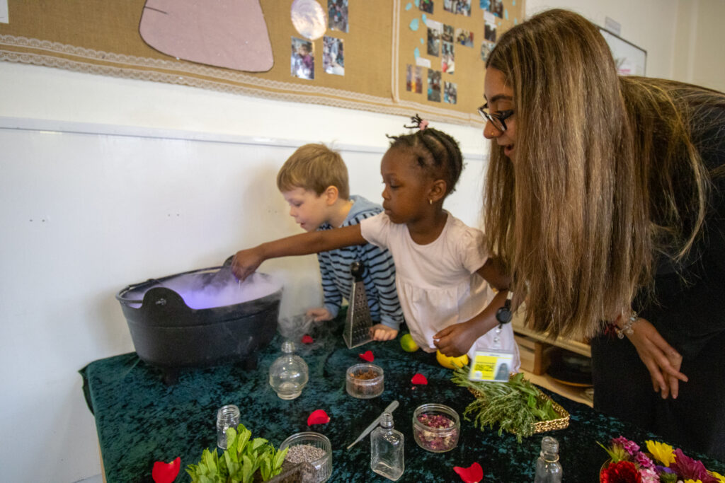 Science experiments at LEYF House of Commons Nursery