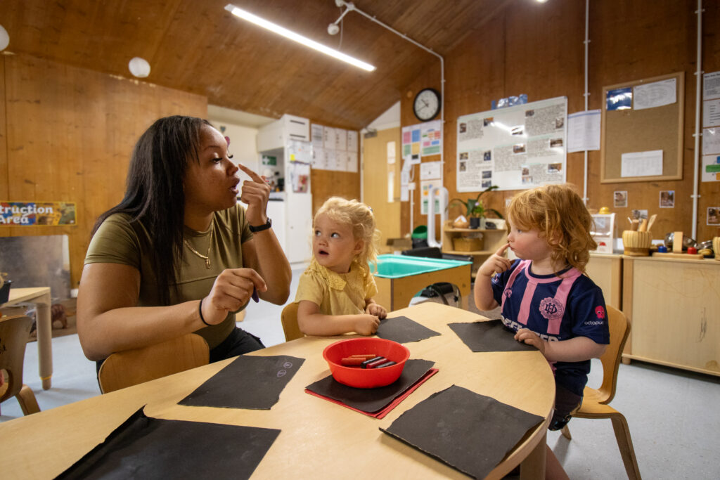 Learning through smell at LEYF Gumboots