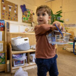 Learning play with shopping at LEYF Conservatoire