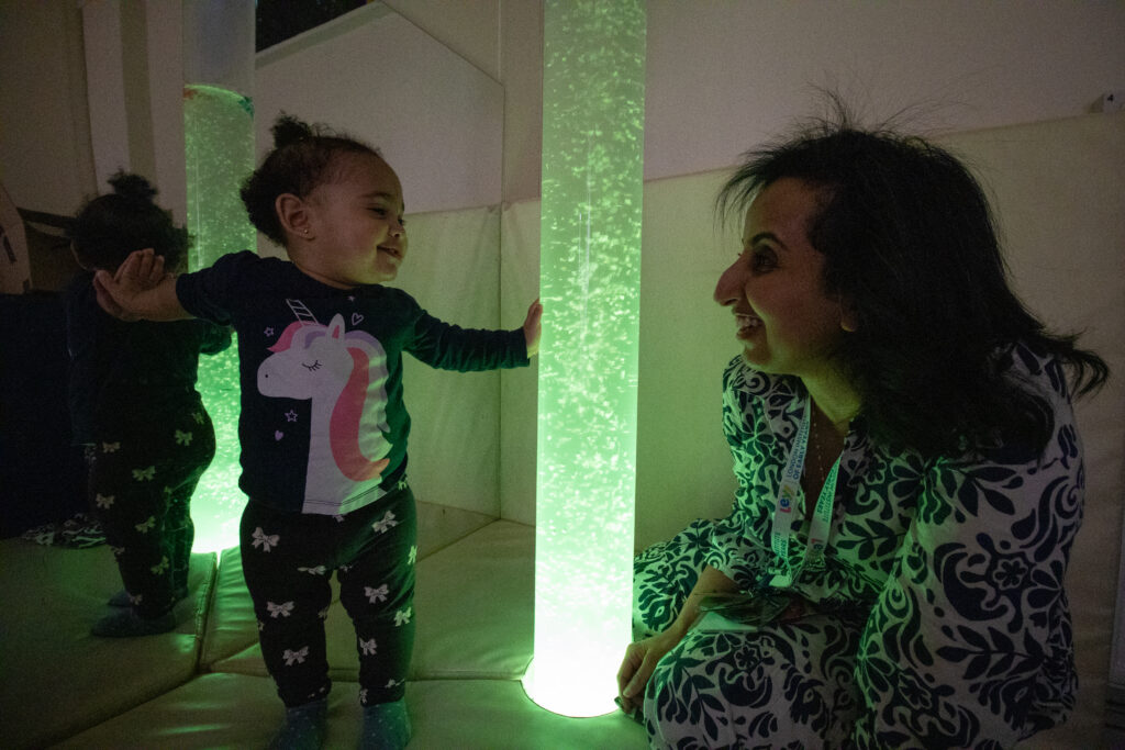 The sensory room at LEYF Stockwell Gardens