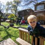 Garden play at LEYF New Cross