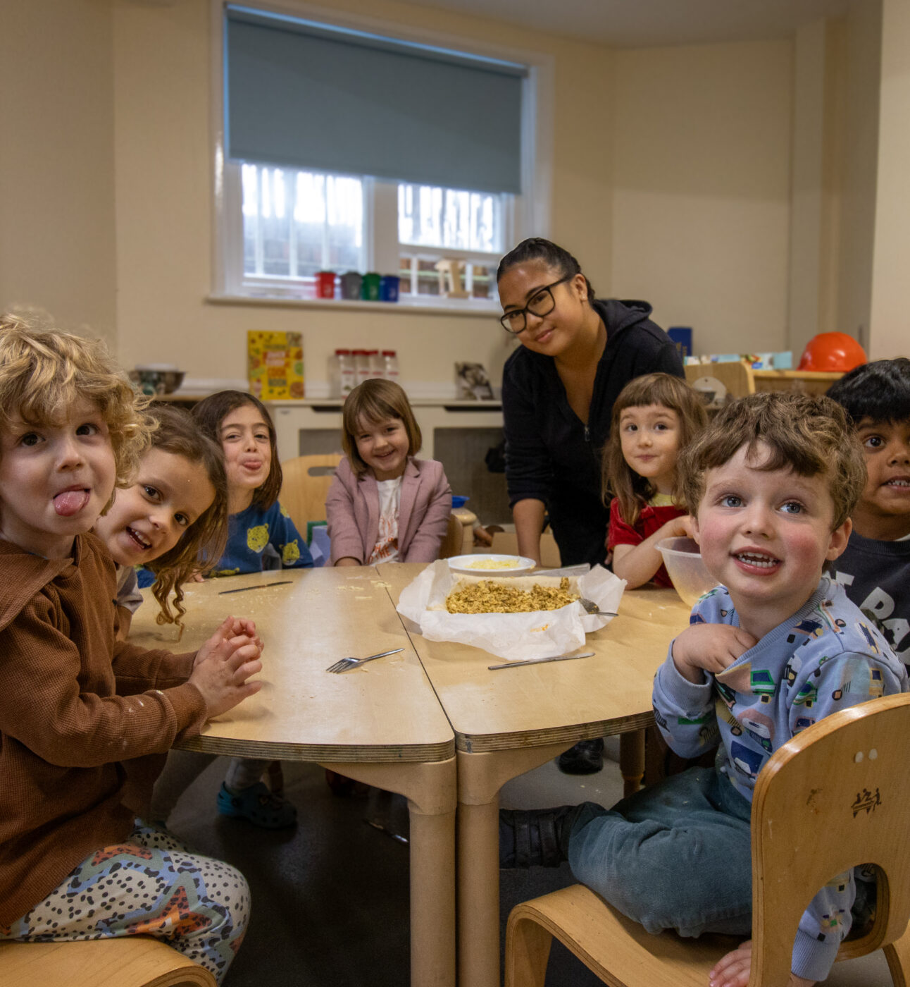 Lunchtime at London Fields Nursery