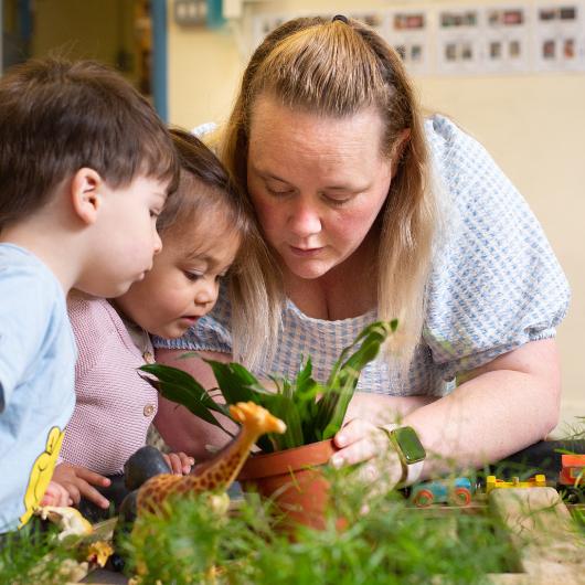 Photo of nursery manager