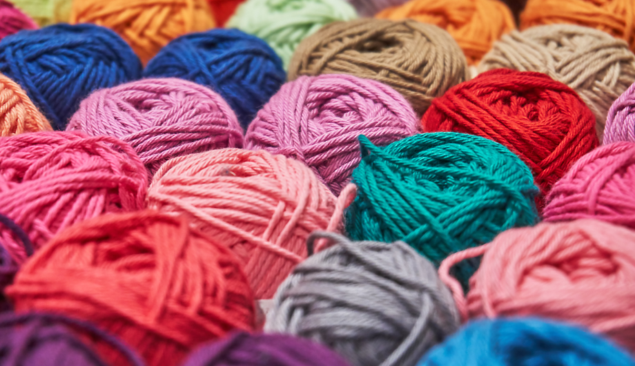 colourful balls of wool