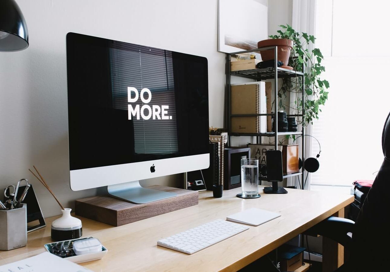 Stock image of a computer screen showing Do More