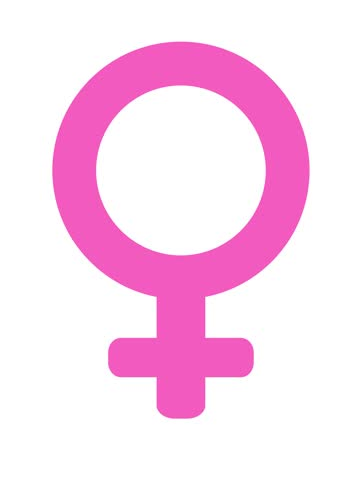 Pink Woman Symbol