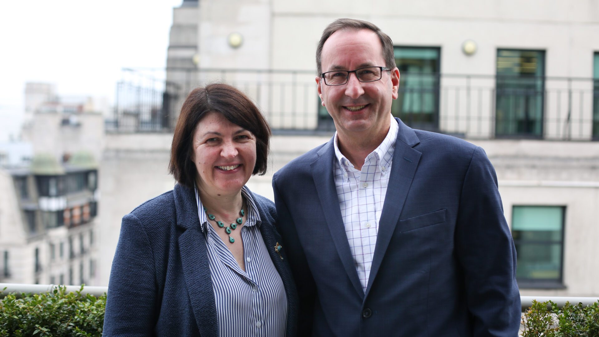 Photo of June O Sullivan and Mike Gartska