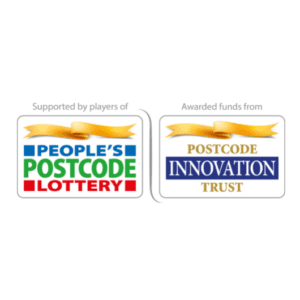 People's Postcode Lottery and Postcode Innovation Trust logos