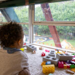 Looking out the window at LEYF Greengate Nursery